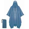 Poncho Bicycle Rain Poncho Raincoat Poncho Raincoat Blue [Raefill]