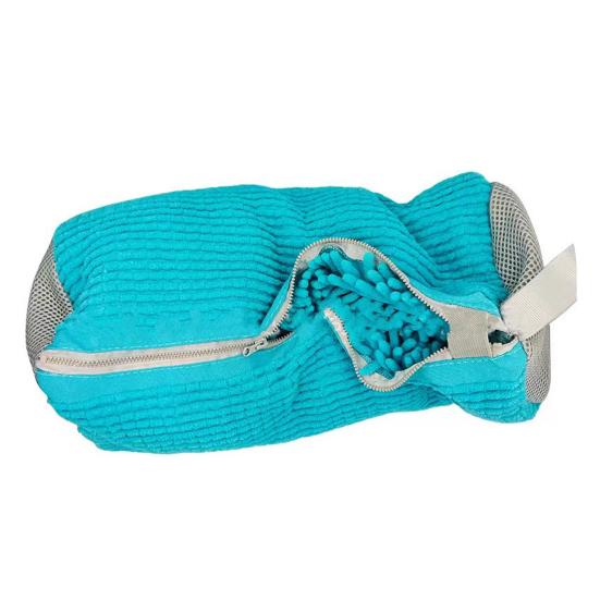 

Сумка для стирки обуви Deluvo. Нержавеющая универсальная сумка для стиральной машины с застежкой-молнией. синий