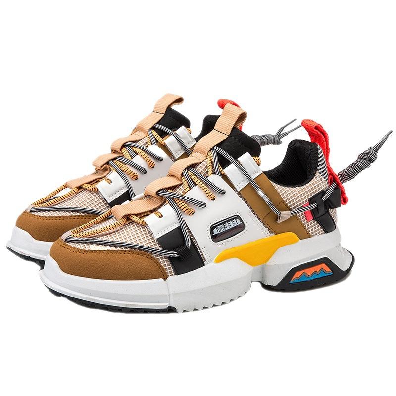Fashion Men's Casual Sneakers Spring Autumn Sneakers Breathable Men Shoes Lace Up Comrfortable Platform Shoes Men's Vulcanized Shoesff5