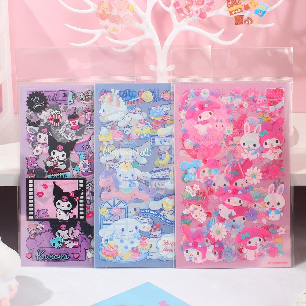 Series New Of Diy Stickers With High Aesthetic Value Featuring Cute Cartoon Decorations And No Cutting Handmade Stickers Gift