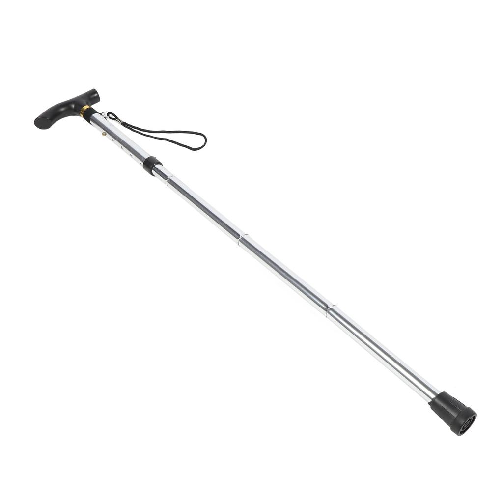 Αναδιπλούμενος Μπαστούνι Κράματος Αλουμινίου Πεζοπορία Ορειβασία Αναδιπλούμενο Μπαστούνι για Ηλικιωμένους Άτομα με Αναπηρία Άνδρες Γυναίκες