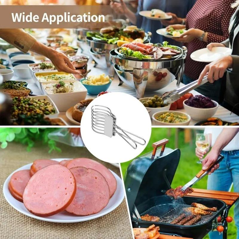 Bread Slicer Holder Stainless Steel Food Cutting Guide For Cake Meat Ham Fish Kitchen Tool Ergonomic Grip Rust Resistant Durable