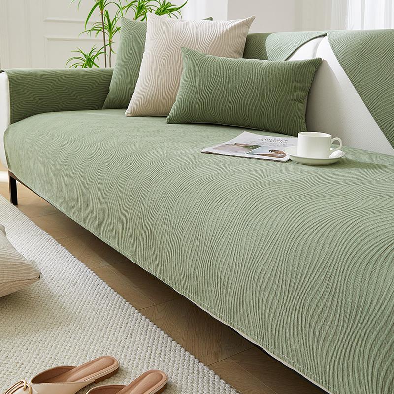 

Простая подушка для дивана из синели, новая нескользящая подушка для четырех сезонов, высококачественный кожаный чехол для дивана, тканевая подушка для полотенец 70*70cm