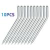10Pcs Dental Spray Nozzles Tips Stainless Steel 3 Way Air Water Syringe Spray Nozzles Tubes