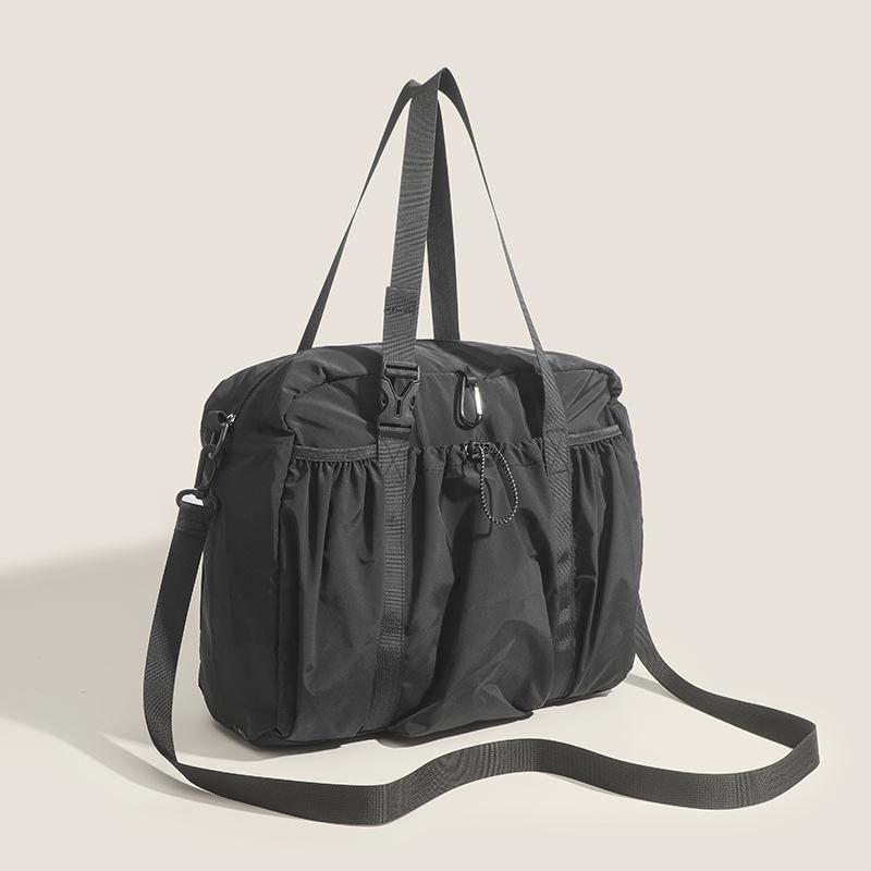 

Ретро Холщовая Сумка-Тоут: Женская дорожная наплечная сумка большой вместимости на осень/зиму 2023 чёрный