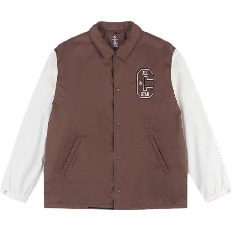 

New Converse Jackets Coats Men s Brown 10027595-A01 XL
