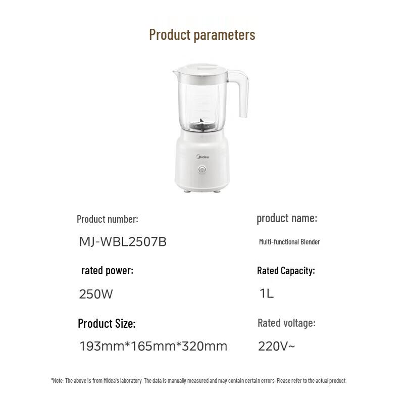 Midea 1L Multi-Function Juicer & Blender