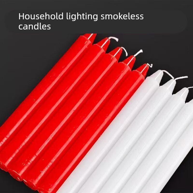 LIEI Red & White Household Candle