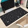 Mauspad Groß The Binding Of Isaac Mauspad HD-Druck Computer-Gaming-Tastaturmatten PC-Gummi-Zubehör Verriegelte Kante Schreibtischteppich
