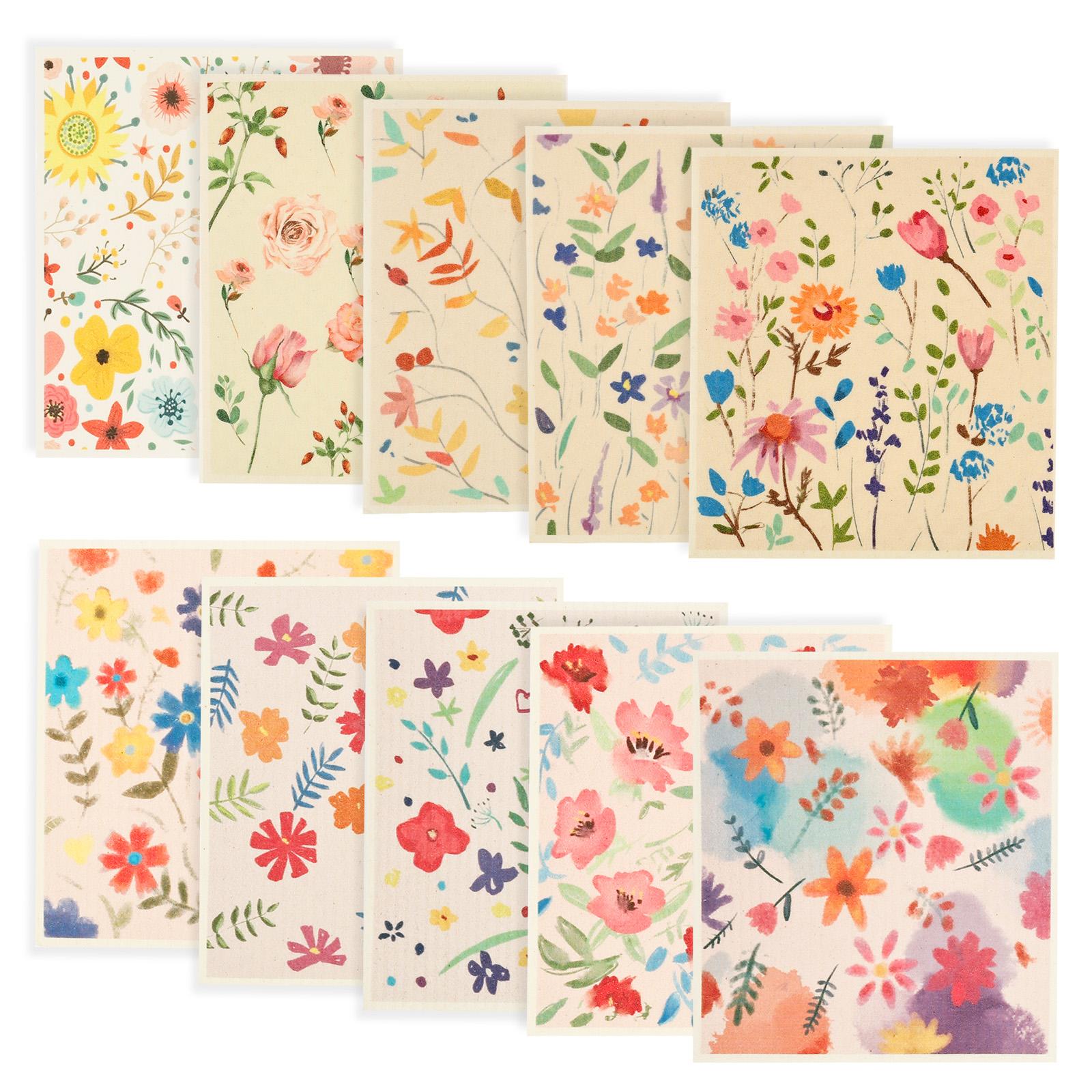 10 шт. Шведские салфетки для посуды Высокая впитываемость Быстросохнущие тряпки для посуды Кухонные чистящие салфетки Полотенца для посуды Влажные и сухие салфетки для посуды