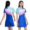Womens Badminton Dress With Skirt Quick-Dry Sportswear Tennis Volleyball Court Wear