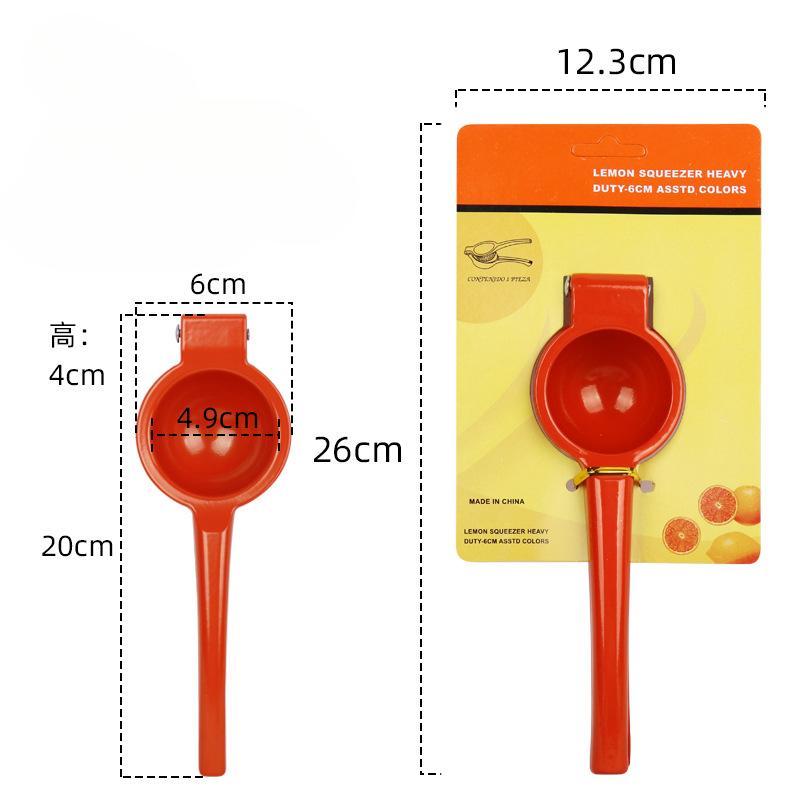 1PC Manual Lemon Clip Creative Kitchen Gadgets Colorful Manual Lemon Juicer Not Easy To Deform Mini Home Portable Lemon Clip