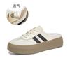 Leather German training shoes 2025 autumn new board shoes platform single shoes sports little white shoes women's Forrest Gump shoes casual women's