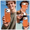 Magnetic Tech Cloth Fabric Phone Case for iPhone 15/16/17 Pro Max with Camera Button Protection.