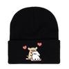 Winter Maltese Knit Hat With Printed Design For Men Women Casual Weather Cold