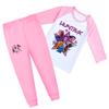 Children's Summer Sports T-shirt And Pants Two-piece Sportswear Set Half-sleeve Printed Suit
