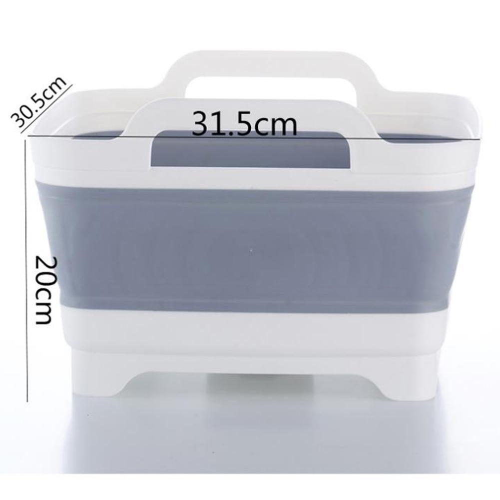 Washing Fruit Bowl Basket Vegetable Storage Holder Folding Drain Container Kitchen Accessories