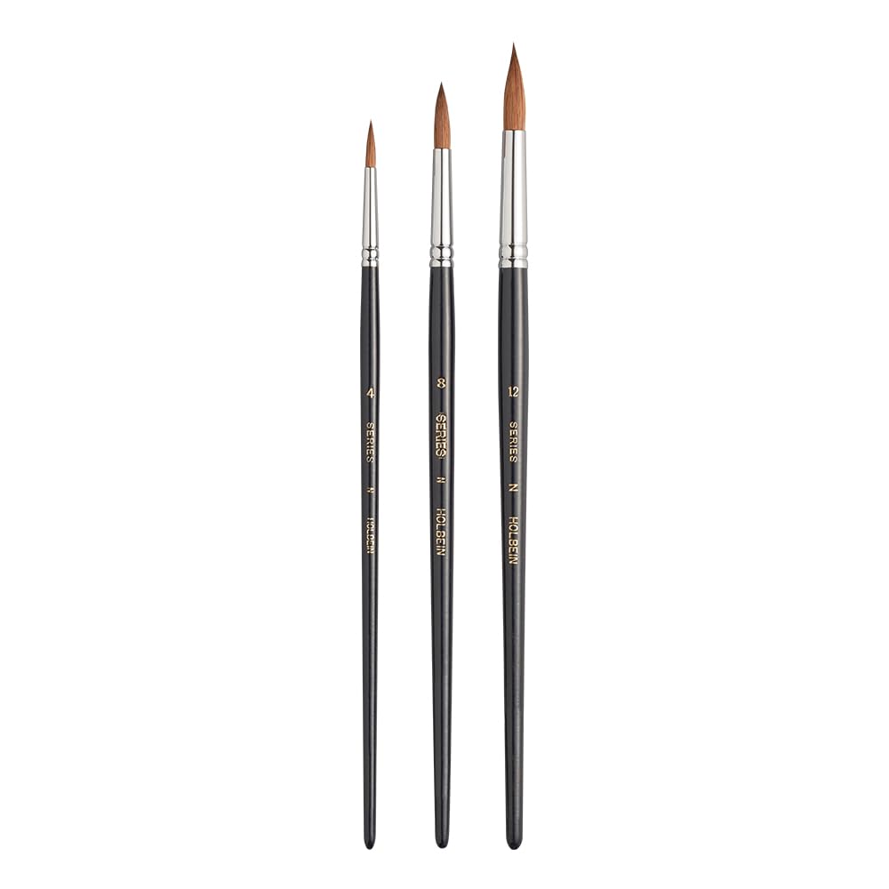 

Holbein Paint Brush Set Watercolor Brush Set of 3 130316 [6] (Weasel Blend)