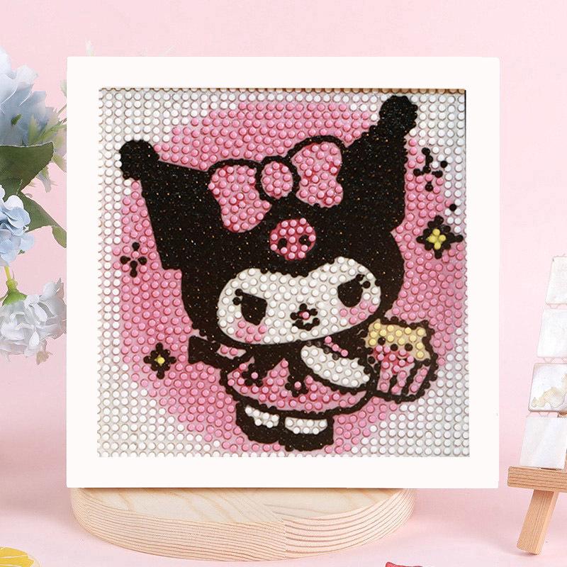 Sanrio Children's Diamond Painting with Frame Stickers - DIY Handmade Gift Set