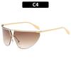 Fashion new exaggerated large frame sunglasses Spice girl personality versatile street shot Internet celebrity sunglasses glasses women
