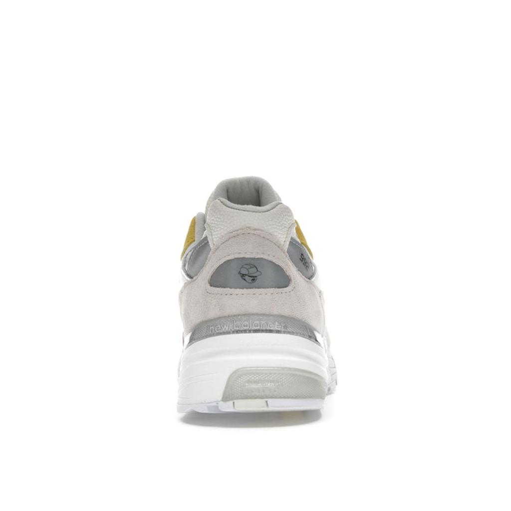 Paperboy Paris X New Balance 992 Made In USA Fried Egg Unisex Sneakers Cream Nimbus-Cloud Yellow M992PB1
