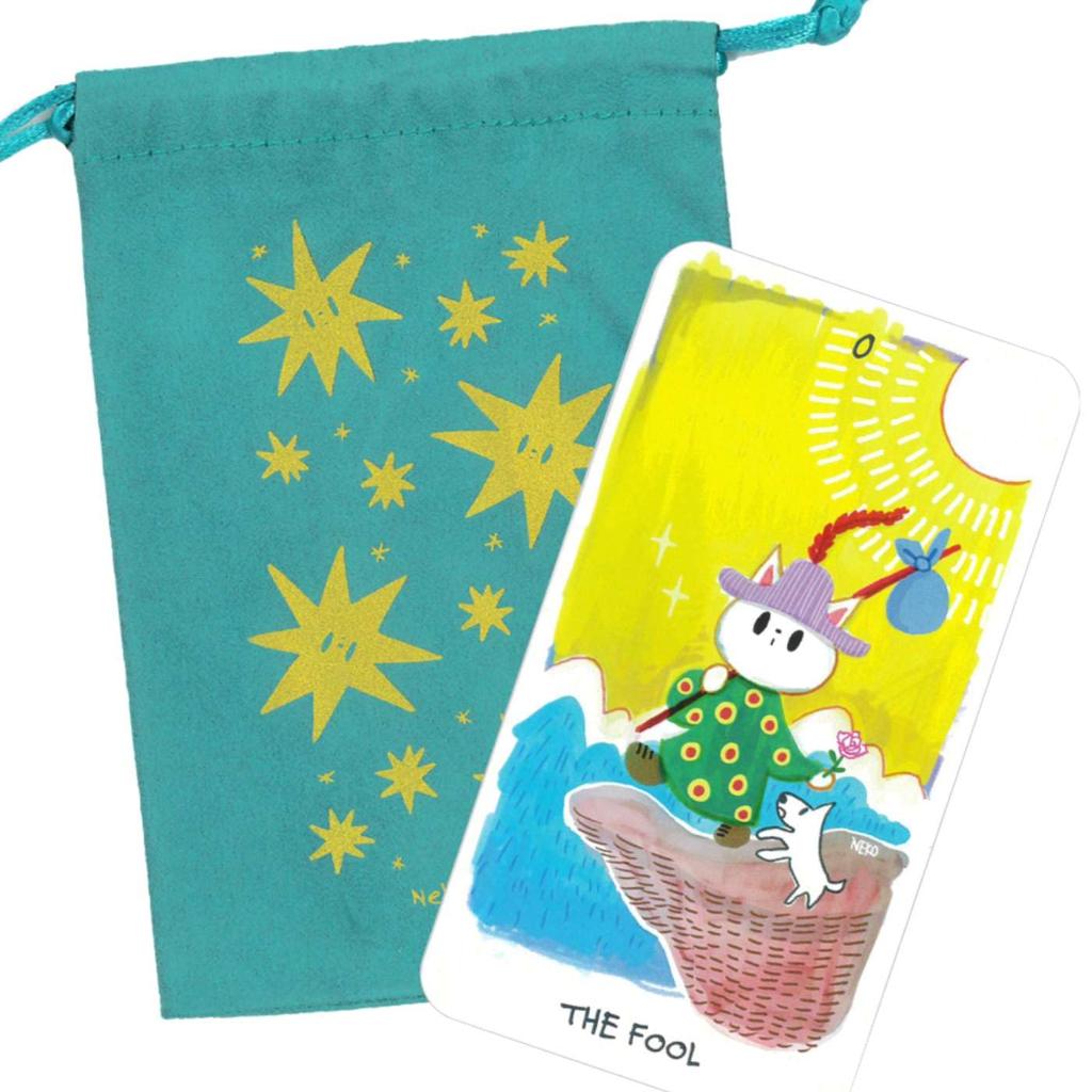 Nekotaro Cat Tarot Cards with Japanese Explanation Edition Oracle Fortune Telling Cards, Rider-Waite Cards, [Authentic]