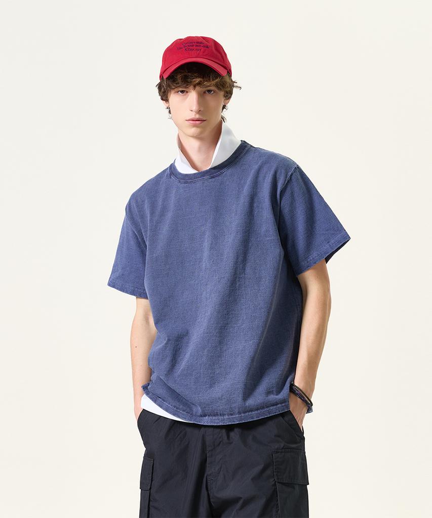 Guson Pigment-Dyed Heavy Cotton Short Sleeve T-Shirt Collection