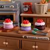 5/10PCS Dollhouse Miniature Simulation Cream Strawberry Cake Model Food Toy Home Ornaments Doll House Toy Kids Pretend Toys Gift