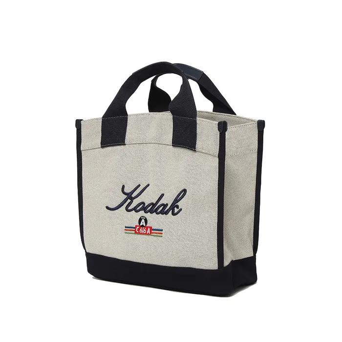 Canvas Mini Logo Tote Bag NAVY