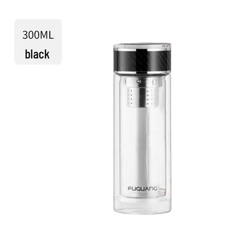 FUGUANG Elegant Crystal Double-Layer Glass Cup