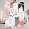 Flannel Blanket 3D Cute Animals Blanket For Office Home Camping Nap Leisure Blankets Birthday Gifts For Home Decor For Kids