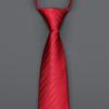 Burgundy Zip-Up Tie Men And Women Formal Wear Business Groom Best Man Wedding Korean Version No Striped Tie