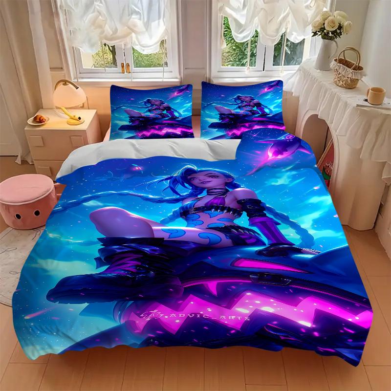 3Pcs Galactic Star Guardian Bedding Sets For All Sizes New 3D Printed Bed Cover Comforter Duvet Cover Pillowcase Bedroom Decoration