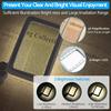 4X Magnification Magnifying Glass 10 LED Lights 3 Lighting Modes Rechargeable Magnifier Folding Design Large Lens