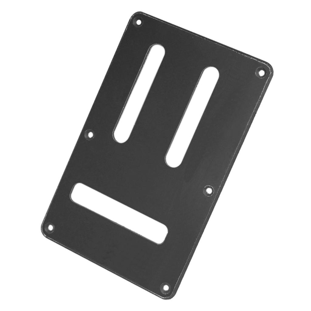 6 Holes 3 Slots Electric Guitar Back Plate Tremolo Spring Cavity Backplate Circuit Wiring Protective Rear Cover