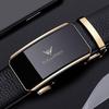 Ceinture pour homme WILLIAMPOLO en cuir de vachette à boucle automatique