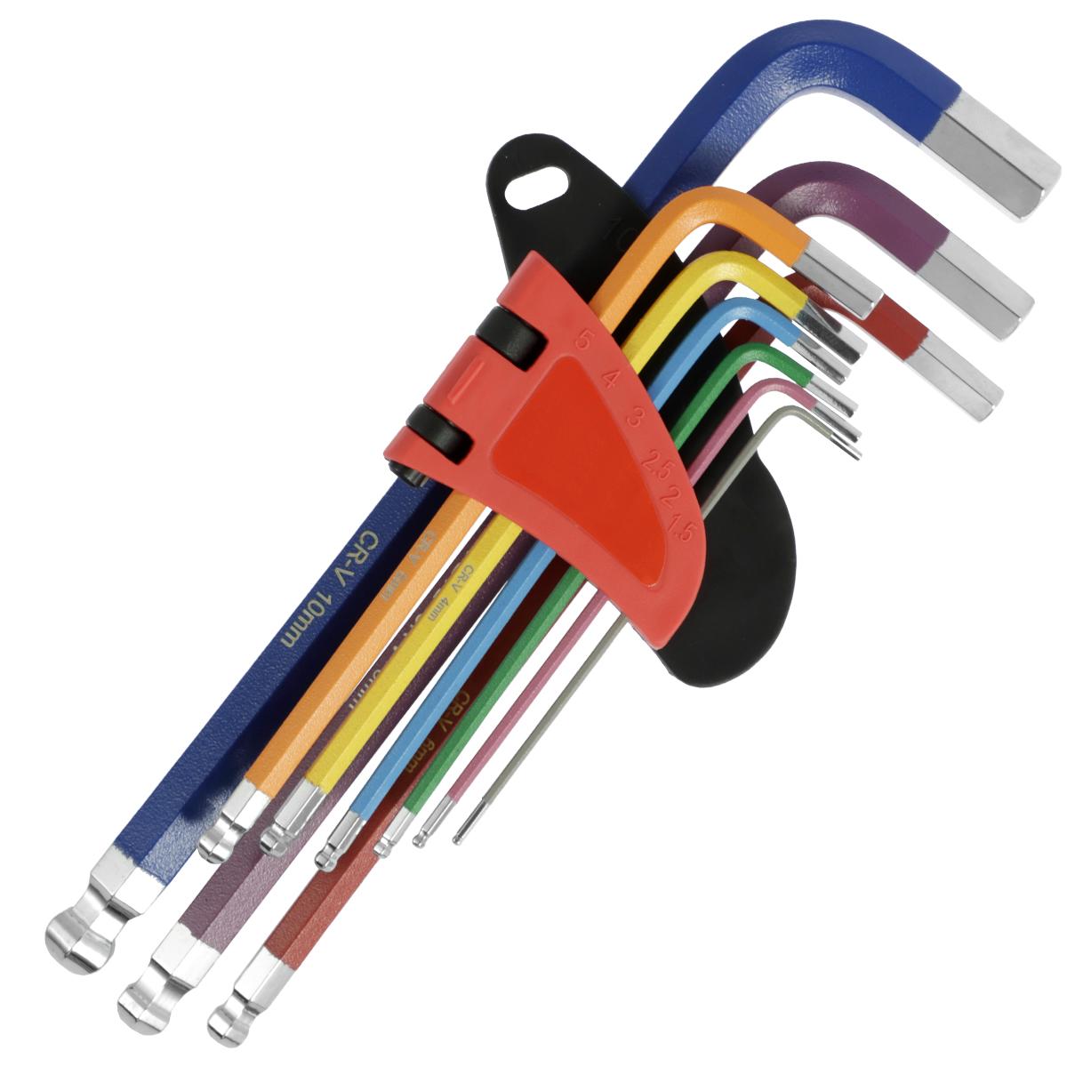 

9Pcs Hex Key Set 1.5-10 mm Hexagon Spanner Multi Angle Hex Key Wrench Allen Wrenches Set for Furniture Bicycle Repair Hand Tools