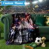 Custom Name Taylor Top Singer Blanket Lightweight Ideal Bedding Blanket Perfect for Travel, Camping, Living Rooms, Sofas, Christmas Gift