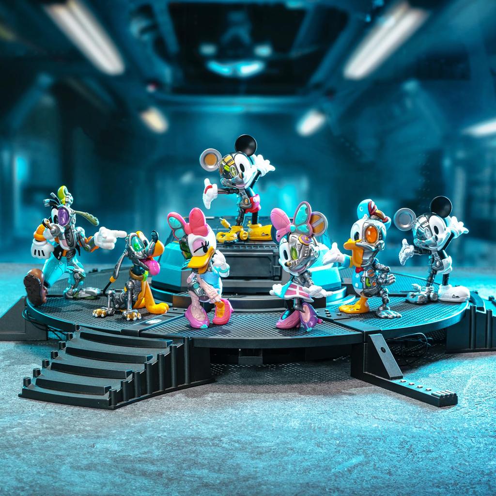 52TOYS BLINDBOX X MICKEY MOUSE [CYBORG SERIES] Trading Figure, Blind Box, Collectible Figure, Mickey Mouse, Pre-painted, Gachapon, Desktop