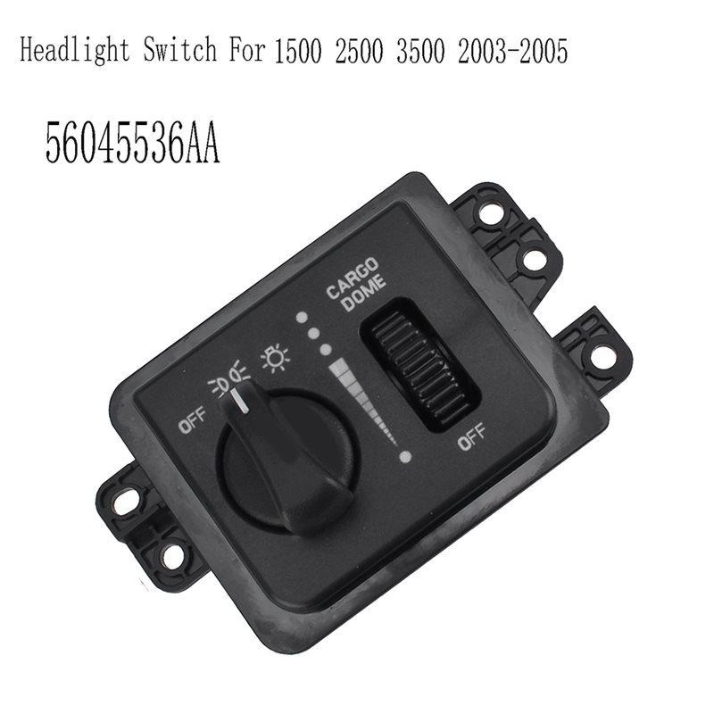 56045536AA Headlight Switch Headlight Adjustment Switch Fog Light Switch For Dodge RAM 1500 2500 3500 2003-2005