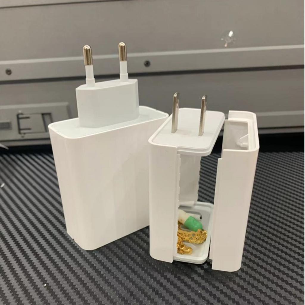 Secret Stash Charger Can Delicate Hidden Compartment Charger Safe for Discreet Storage of Small Treasures