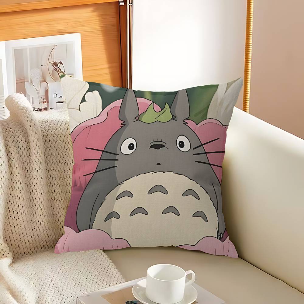 

Anime MMy NNeighbor TTotors Cushion Cover Inches Farmhouse Decor Home Throw Pillow Covers For Couch Decorations 30x30 cm