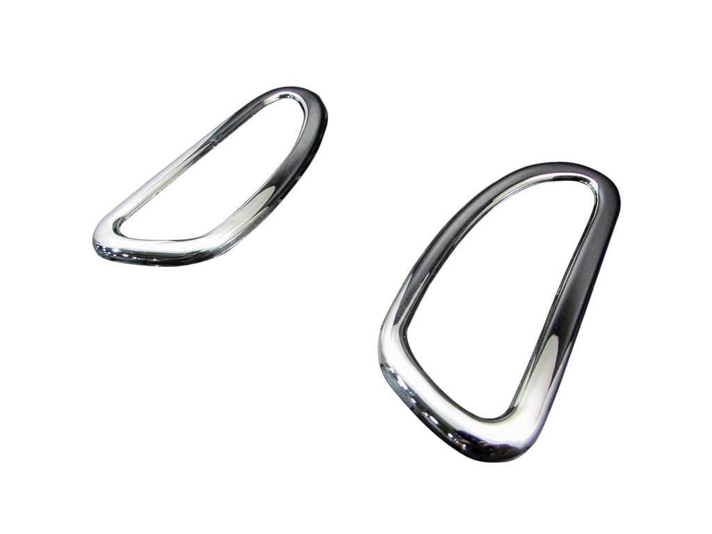 BRIGHTZ Chrome Inner Pull Door Handle Ring for Juke F15 NF15 YF15 F NF YF 15 Juke Juke Juke [INS-DHC-037]