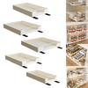 Cabinet Organizer Extendable Shelf Sliding Drawer Carbon Steel Multifunctional for Room Bedroom
