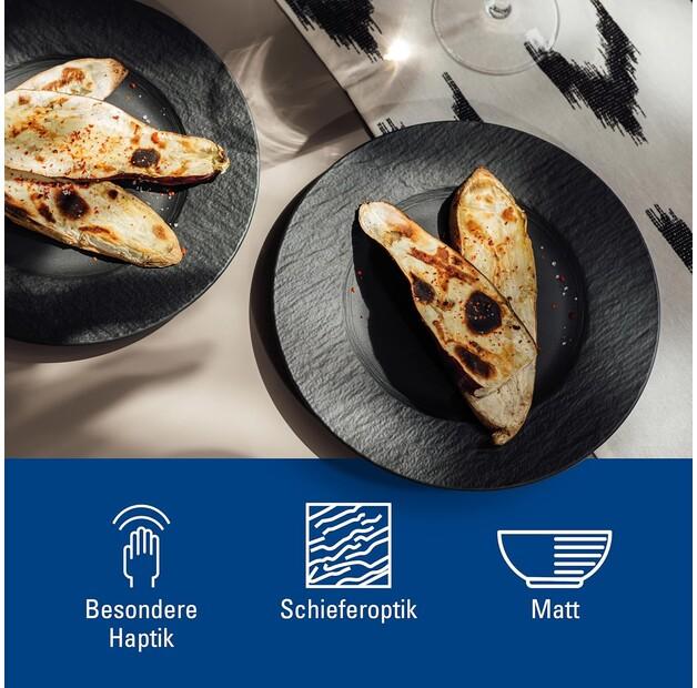 Столовый сервиз Like by Villeroy & Boch Rock, 4 предмета (1042398548)