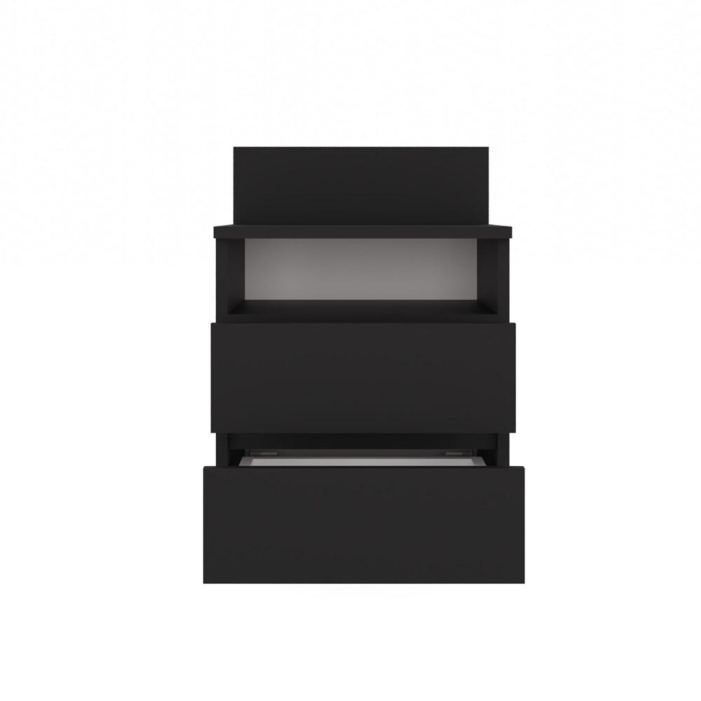 BEDSIDE TABLE BEDROOM MALWA M1 BLACK