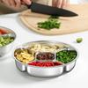 Jinwanfu 316L Stainless Steel Multi-Compartment Steaming Plate