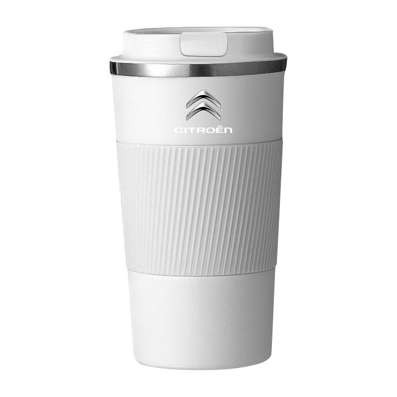 

Stainless Steel Coffee Thermos Bottle Thermal Mug Car Accessories For Citroen DS3 DS4 DS5 LS DS6 C1 C2 C3 C4 C5 C6 C8 C4L Grand белый