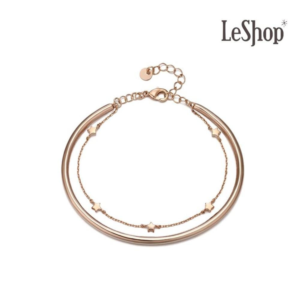 [leshop] 14K Stella Bangle Double-Row Bracelet (Gold Plated)_LJ5251BRB