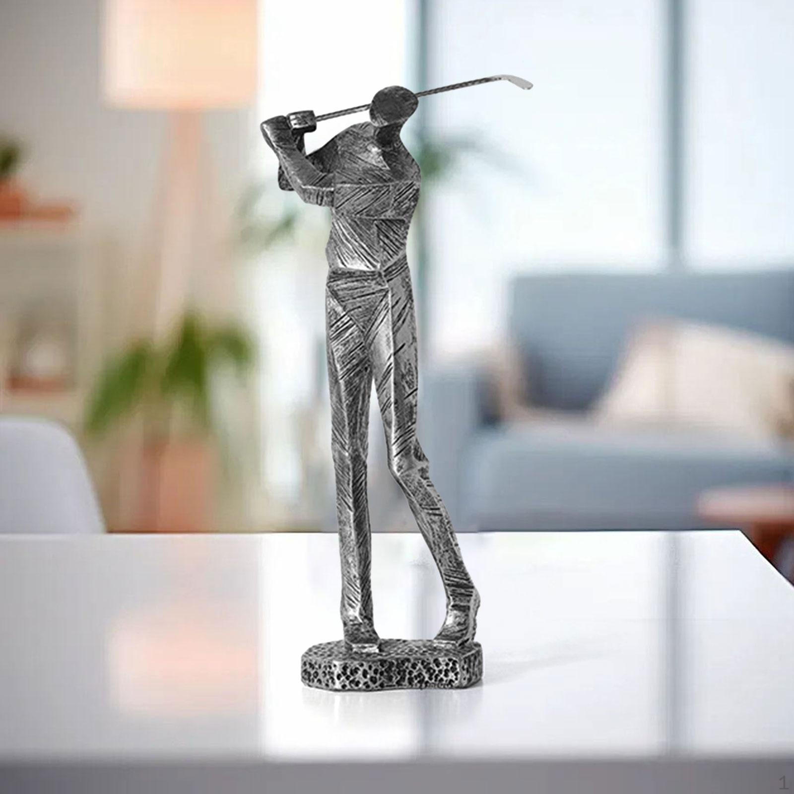 

Golf Modern Golfer Sculpture for Home Decor Style A